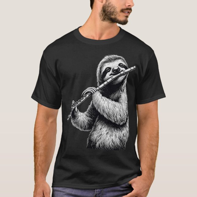 S2 Flute Player Flautist Flautist (278) T-Shirt (Front)