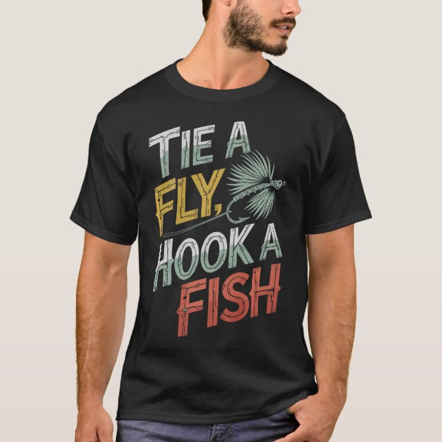 S2 Fly Fishing Fly Tying (67) T-Shirt (Front)