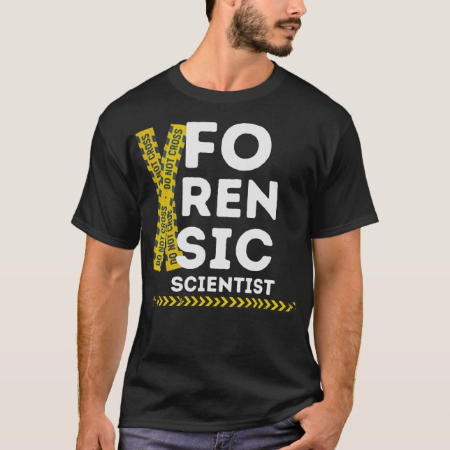 S2 Forensic Science Scientist Forensics  (63) T-Shirt (Front)