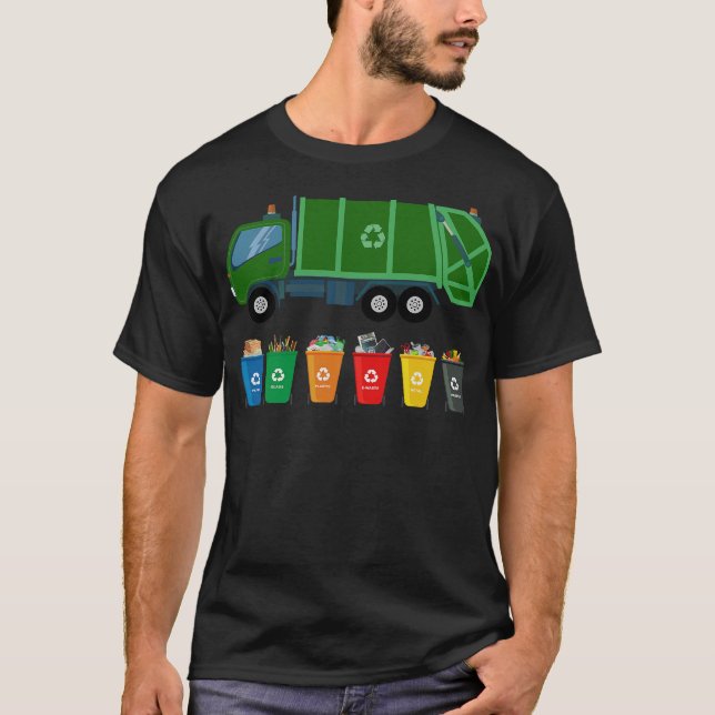 S2 Garbage Truck (87) T-Shirt (Front)