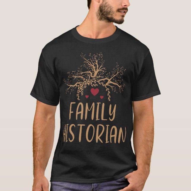S2 Genealogy Genealogist Family Tree (230) T-Shirt (Front)