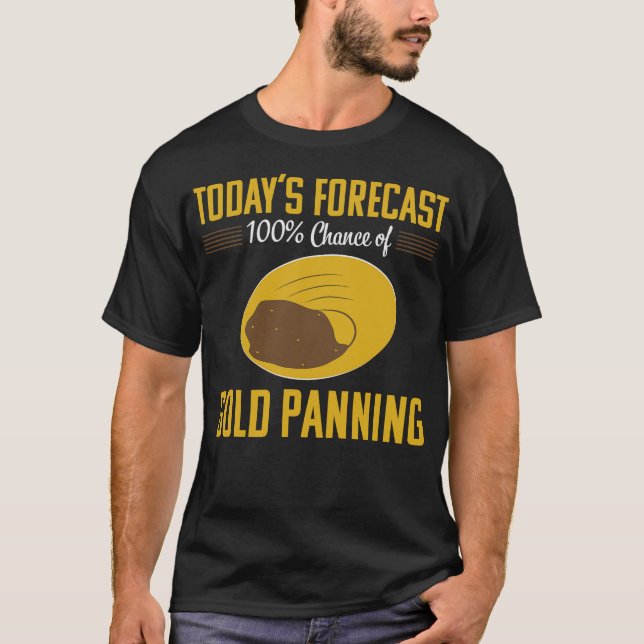 S2 Gold Panning Gold Panner (106) T-Shirt (Front)