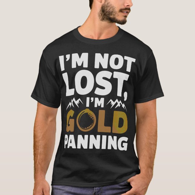 S2 Gold Panning Gold Panner (134) T-Shirt (Front)