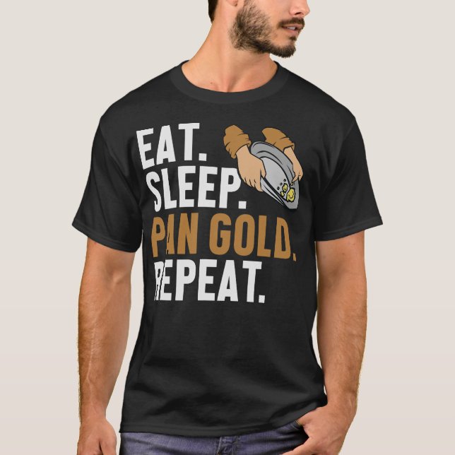 S2 Gold Panning Gold Panner (159) T-Shirt (Front)