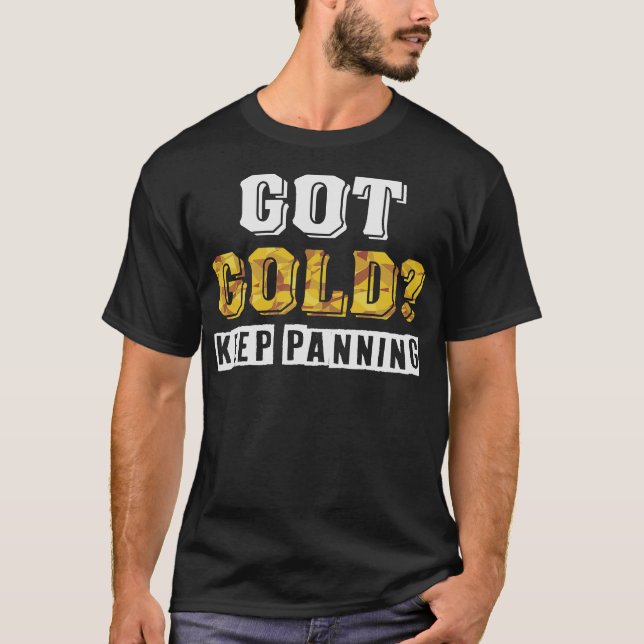 S2 Gold Panning Gold Panner (173) T-Shirt (Front)
