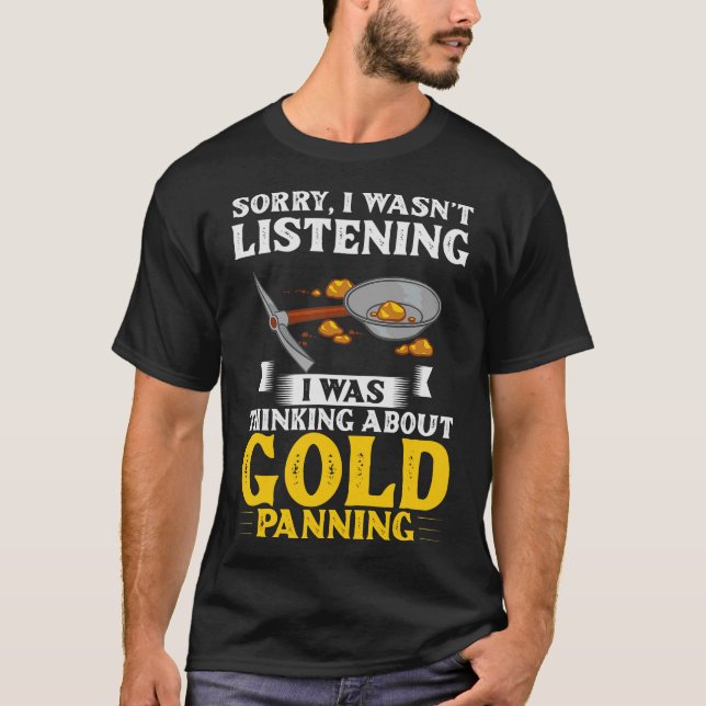 S2 Gold Panning Gold Panner (190) T-Shirt (Front)