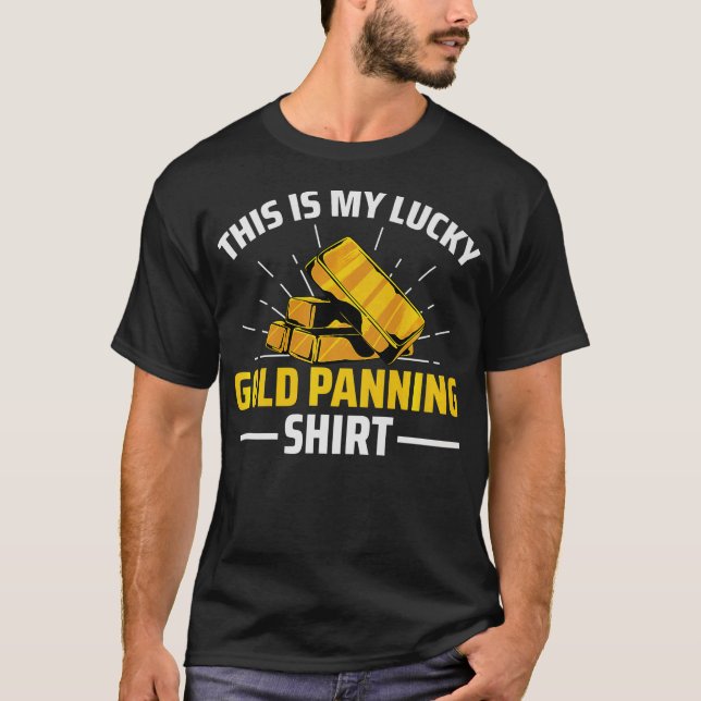 S2 Gold Panning Gold Panner (227) T-Shirt (Front)