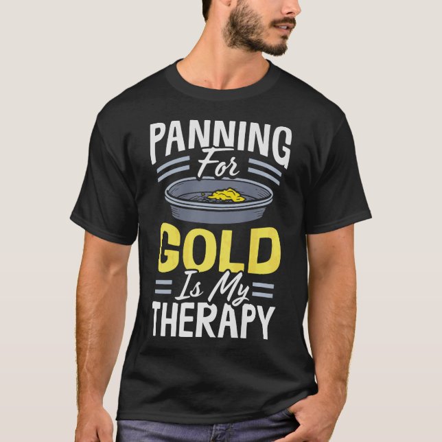 S2 Gold Panning Gold Panner (248) T-Shirt (Front)