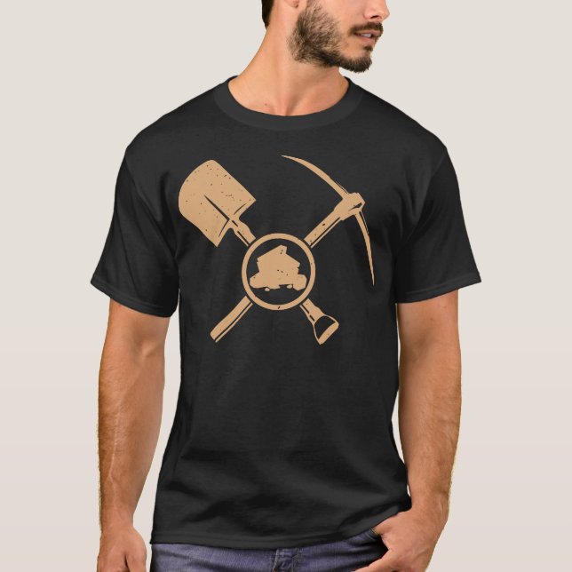 S2 Gold Panning Gold Panner (57) T-Shirt (Front)
