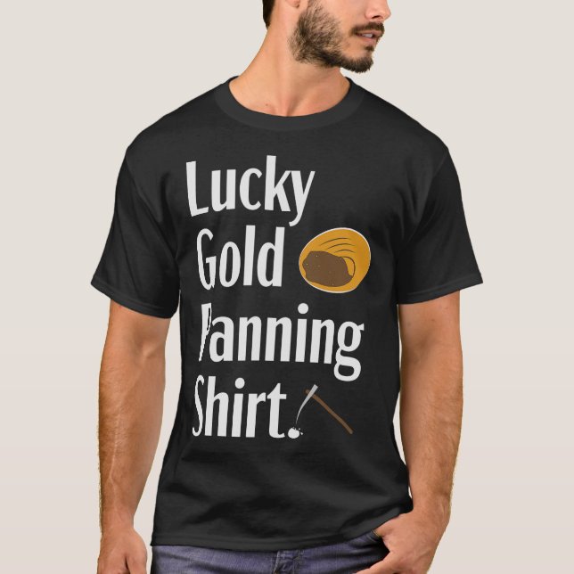 S2 Gold Panning Gold Panner (96) T-Shirt (Front)