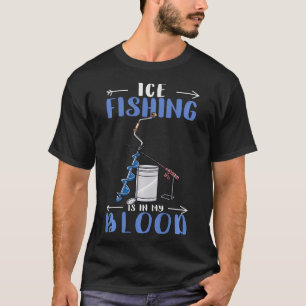 S2 Ice Fishing Ice Fisher Ice Fisherman (17) T-Shirt