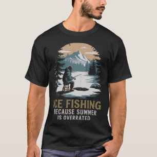 S2 Ice Fishing Ice Fisher Ice Fisherman (23) T-Shirt