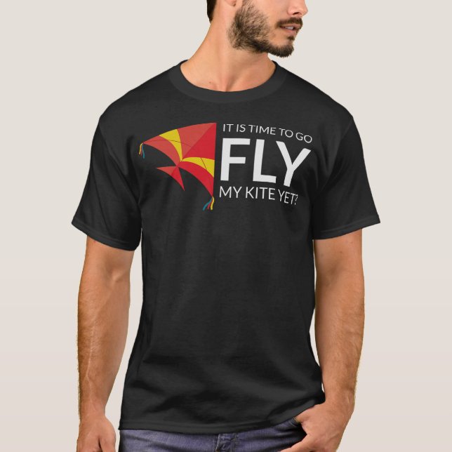 S2 Kite Flying Fly Kites (12) T-Shirt (Front)