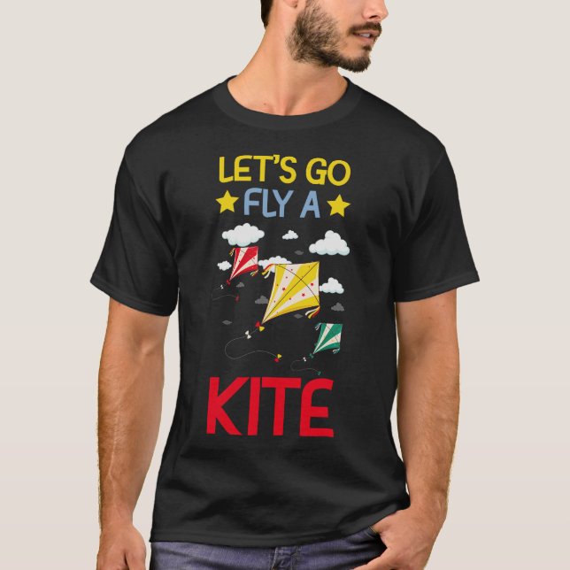 S2 Kite Flying Fly Kites (22) T-Shirt (Front)