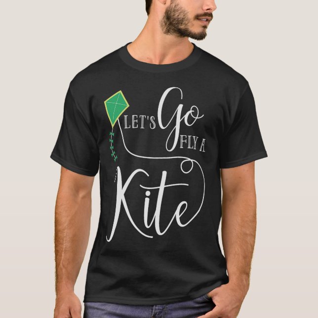 S2 Kite Flying Fly Kites (3) T-Shirt (Front)
