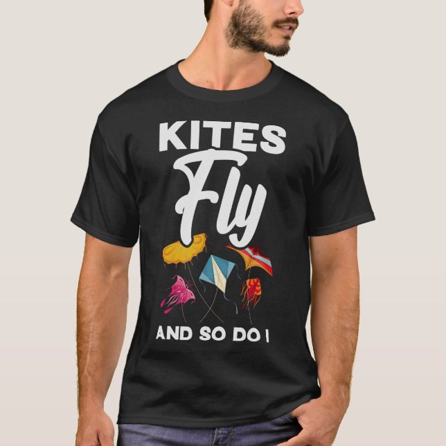S2 Kite Flying Fly Kites (55) T-Shirt (Front)