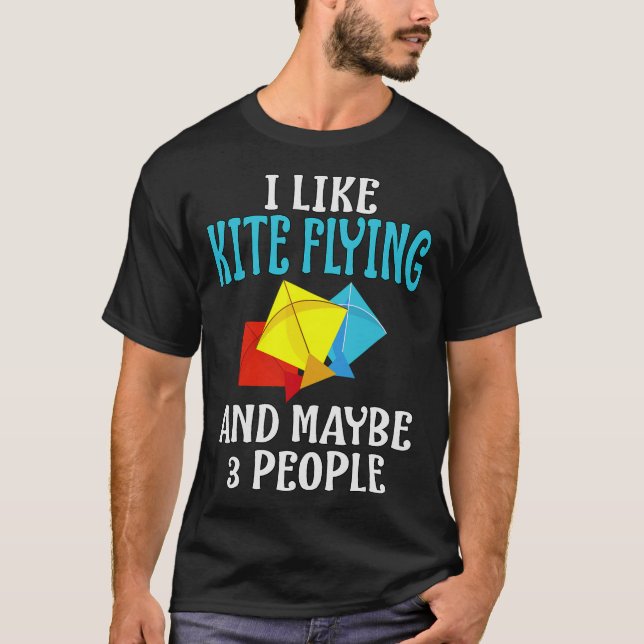 S2 Kite Flying Fly Kites (61) T-Shirt (Front)