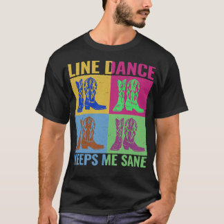 S2 Line Dancing Line Dance Line Dancer (33) T-Shirt