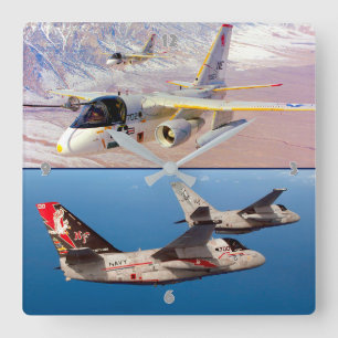 S-3 VIKING SQUARE WALL CLOCK