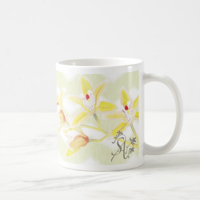 S A orchid mug (Right)