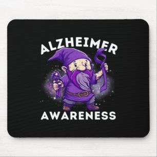 S Awareness Month T Heimer Gnomes T Purple Star Mouse Pad