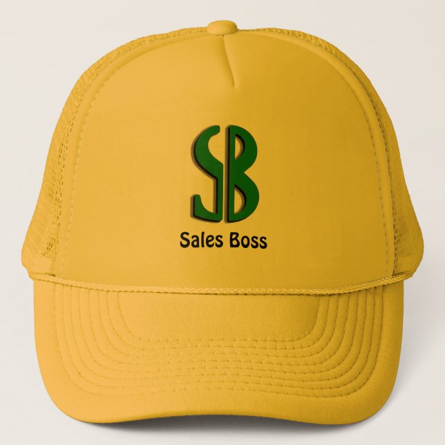 'S' 'B' Dollar Sign Trucker Hat (Front)