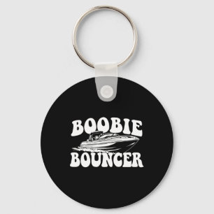 S Breastie Bouncer - Boating Boat Sailing Motorboa Key Ring