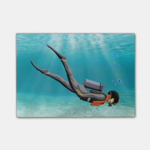S.C.U.B.A. Diver Post-it Notes