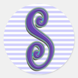 S CLASSIC ROUND STICKER