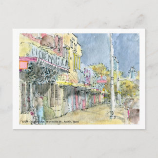 S. Congress Ave. at Monroe St., Austin, Texas Postcard