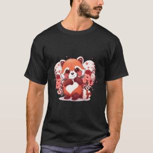 S Day He Flowers Red Panda T-Shirt