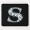 "S" Diamond Bling Mousepad