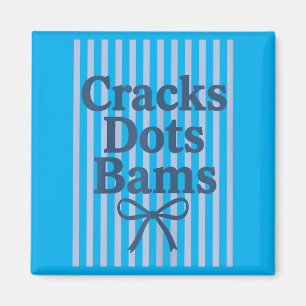 s Dots Bams Mahjong Summer Cute Beach Game Night Magnet