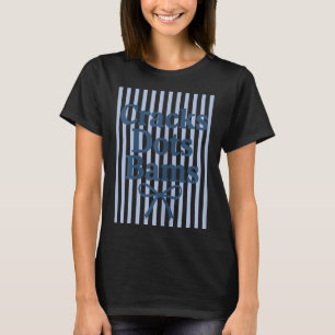 s Dots Bams Mahjong Summer Cute Beach Game Night T-Shirt