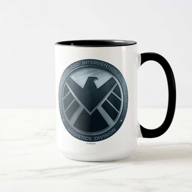 S.H.I.E.L.D. Metal Logo Mug (Right)