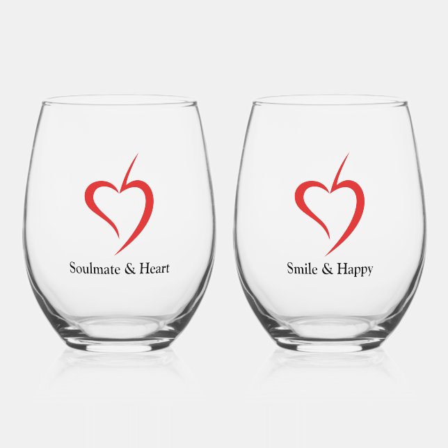 S&H STEMLESS WINE GLASS (Front)