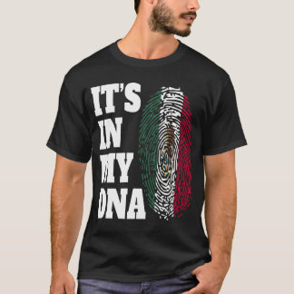 s In My DNA Flag Mexico Mexican Mexico City T-Shirt