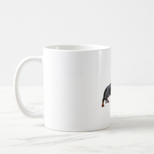 S is for Sausage Dog Coffee Mug (Left)