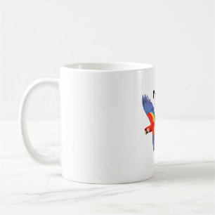 S is for Scarlet Macaw Coffee Mug