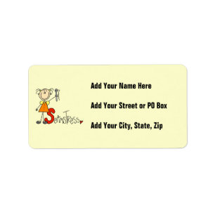 S is for Seamstress Label