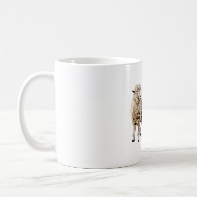 S is for Sheep Coffee Mug (Left)