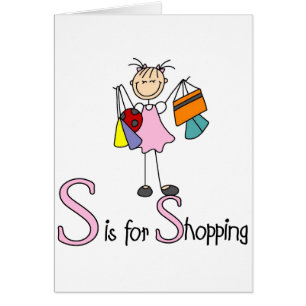 S Is For Shopping Card