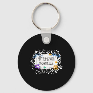 S Is For Soccer Composition Notebook Game Day Teac Key Ring