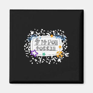 S Is For Soccer Composition Notebook Game Day Teac Magnet