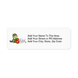 S is for Soldier Return Address Label