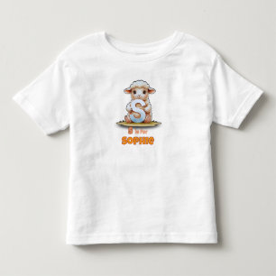 S is for Sophie - Personalised Toddler Shirt