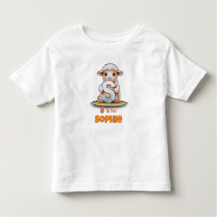 S is for Sophie - Personalized Toddler Shirt