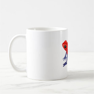 S is for Strawberry Poison Dart Frog Coffee Mug