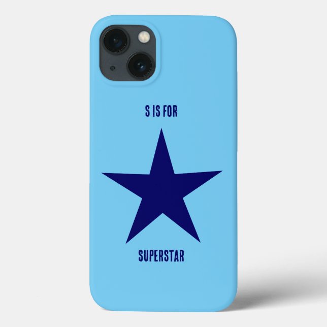 S Is For Superstar Case-Mate iPhone Case (Back)