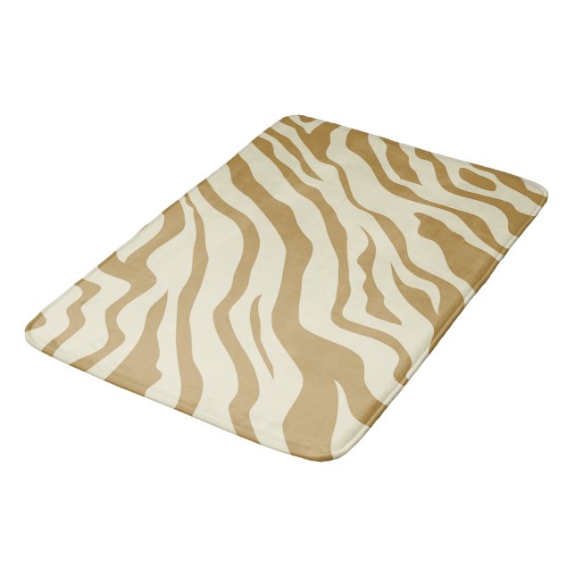 S.K. Zebra Fever Bath Mat (Angled)